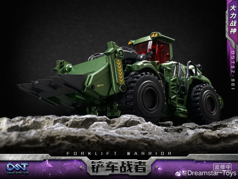 Dream Star Toys  DST02-001 DST02001 Forklift Warrior ( Scrapper, Constructicon, Devastator Combiner) DreamStarToys Metallic Version 24.5 cm / 9.6"