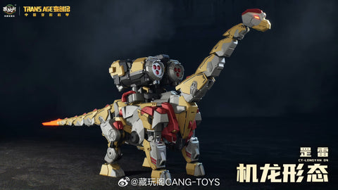 【Pre-Order】Cang Toys Cang-Toys CT-Longyan-04 CT-LONGYAN 04 Brontosolid (Sludge, Volcanicus) Dinobot Combiner 24cm / 9.5"