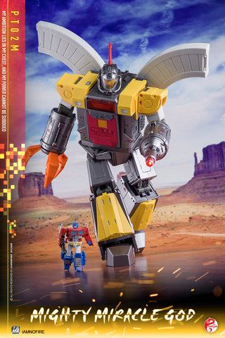 Pangu Toys PT-02M PT02M Mighty Miracle God (Omega Supreme) Metallic Version 27cm / `10.7"