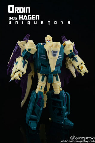 Unique Toys UT O05 O-05 Hagen / Odin Combiner (Cutthroat / Abominus) 17.8cm / 7“