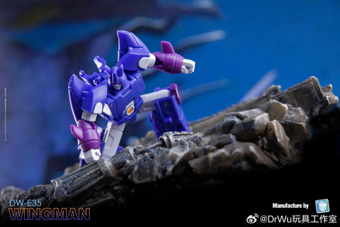 Dr.Wu & Mechanic Studio Extreme Warfare DW-E35 Wingman (Cyclonus) / DW-E34 Wasp (Bumblebee)  2 in 1 set 4.5cm