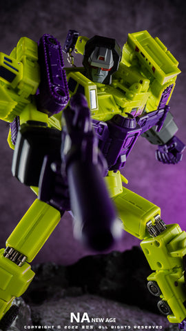 【Pre-Order】NA NewAge H34 H-34 Hephaestus (G1 Devastator) Reissue 7 in 1 set New Age