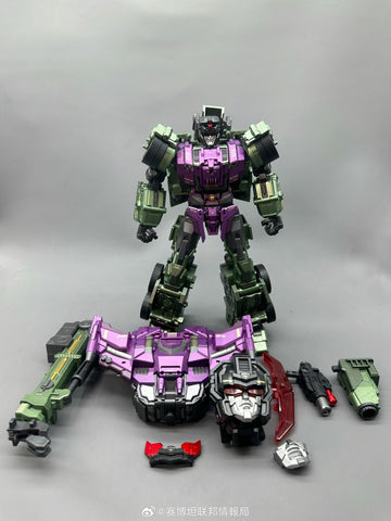 【Pre-Order】Dream Star Toys  DST02-002 DST02002 Hook Warrior ( Hook, Constructicon, Devastator Combiner) DreamStarToys Metallic Version 24.5 cm / 9.6"