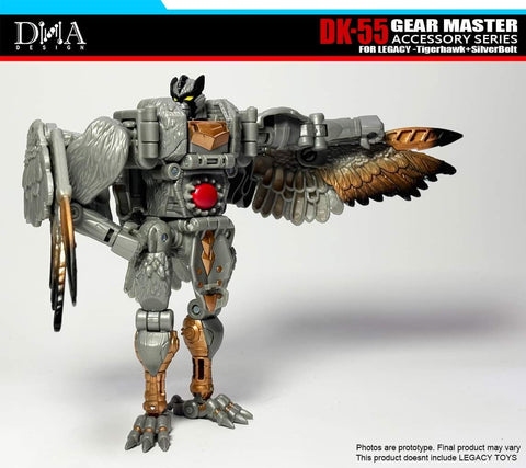 DNA Design DK-55 DK55 Upgrade Kits for Legacy United Leader Tigerhawk & Voyager Silverbolt