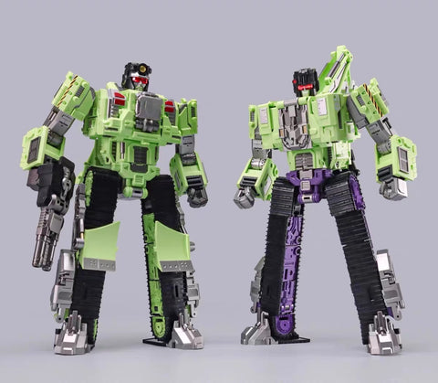 【Incoming】Mecha Invasion GLA05 GLA-05 & GLA06 GLA-06 Bonecrusher & Scavenger Giant Legion Heavy Builder (Constructors Devastator) Combiner (2 in 1 set) 21.5cm / 8.5"