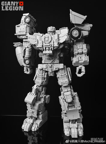 【Pre-Order】Mecha Invasion GLA03 GLA-03 & GLA04 GLA-04 Long Haul & Hook Giant Legion Heavy Builder (Constructors Devastator) Combiner (2 in 1 set) 21.5cm / 8.5"