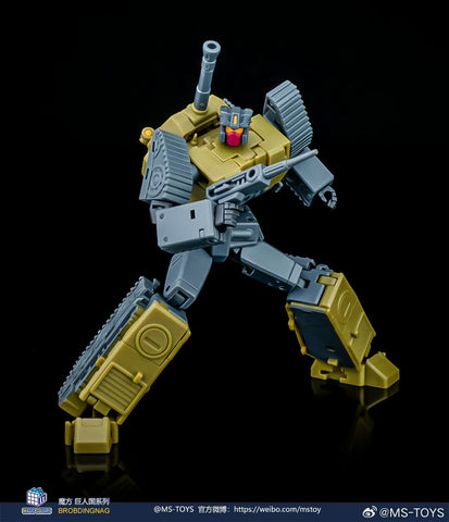 Magic Square MS-Toys MS-B51C MSB51C Lord of War Heavy Gunner (Brawl, Bruticus Combiner) New Painting G1 Version 10cm, 4"