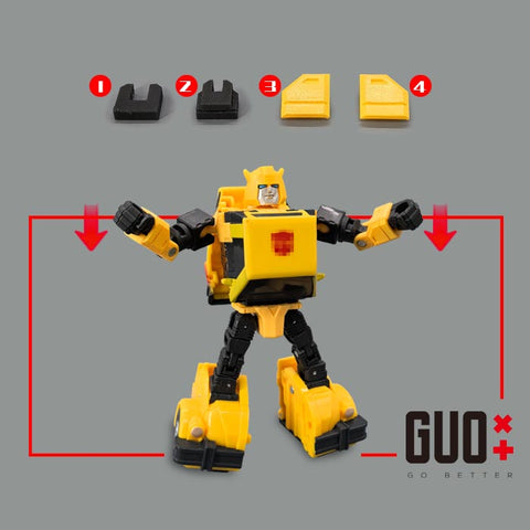 Go Better Studio GX-66 GX66 Upgrade Kit / Gap fillers for Studio Series SS86 Bumblebee Upgrade Kit