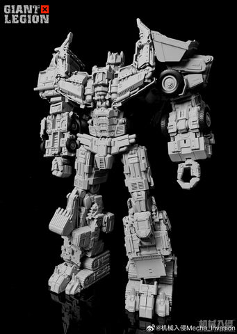 【Pre-Order】Mecha Invasion GLA05 GLA-05 & GLA06 GLA-06 Bonecrusher & Scavenger Giant Legion Heavy Builder (Constructors Devastator) Combiner (2 in 1 set) 21.5cm / 8.5"