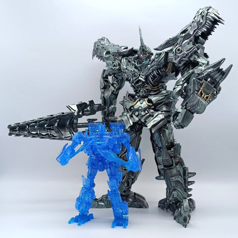 4th party BW BAIWEI TW1101 TW-1101 KO Studio Series SS-07 SS07 Grimlock with OP (Blue Transparent Version)34cm / 13.5"