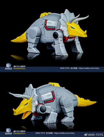 Magic Square MS-Toys MS-B57 MSB57 Triceratops (Slag Legend Class Dinobots) 13cm / 5.1"