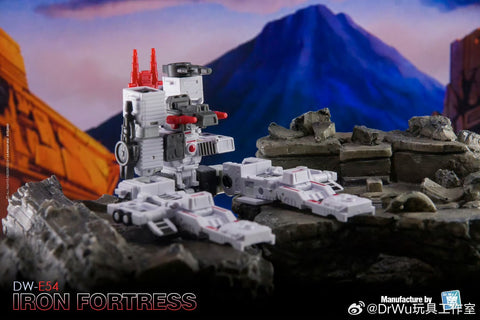 Dr.Wu & Mechanic Studio Extreme Warfare DWE54 DW-E54 Iron Fortress ( Metroplex ) Dr Wu 10cm / 4"