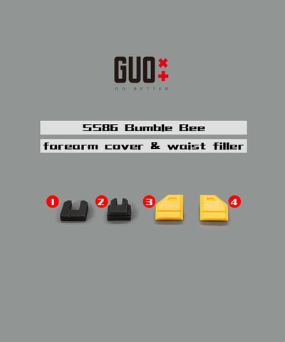 Go Better Studio GX-66 GX66 Upgrade Kit / Gap fillers for Studio Series SS86 Bumblebee Upgrade Kit