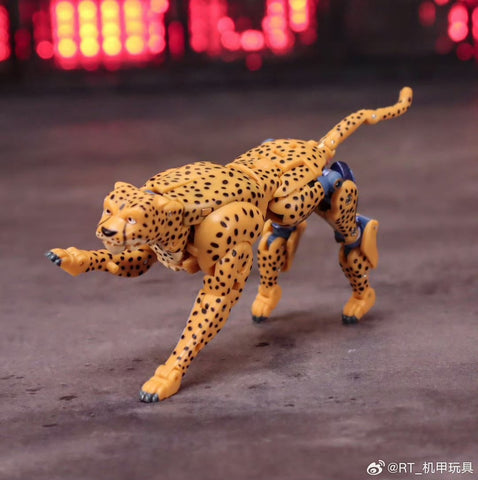 Robot Toys RT-03 / RT-03B RT03 / RT03B Working Leopard (Beast Wars BW Cheetor / Black Panther) 2 in 1 sets 8.7cm / 3.4"