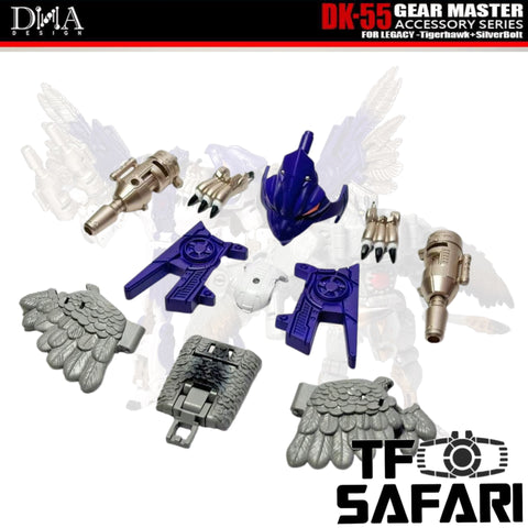 DNA Design DK-55 DK55 Upgrade Kits for Legacy United Leader Tigerhawk & Voyager Silverbolt