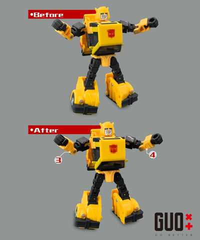 Go Better Studio GX-66 GX66 Upgrade Kit / Gap fillers for Studio Series SS86 Bumblebee Upgrade Kit