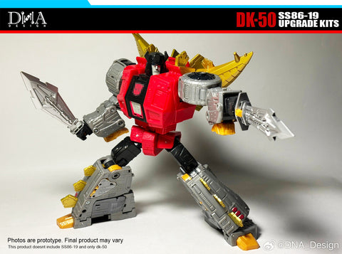 DNA Design DK-50 DK50 Upgrade Kits for Studio Series SS86-19 Dinobot Snarl