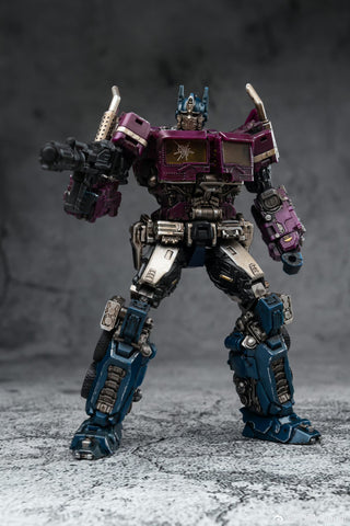 Lucky Cat Extreme Trans ET02SG ET-02SG Shatter (Bayverse Bumblebee Movie Optimus Prime SG Shattered Glass) Purple Version 10cm / 4"