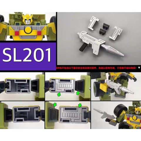 Shockwave Lab SL-201 SL201 Gap Fillers & Weapon Set for G.I.Joe Bumblebee Upgrade Kit