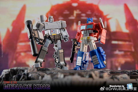 Dr.Wu & Mechanic Studio Extreme Warfare DW-E36 Menace King (Megatron) Original Grey Leg Version 4.5cm