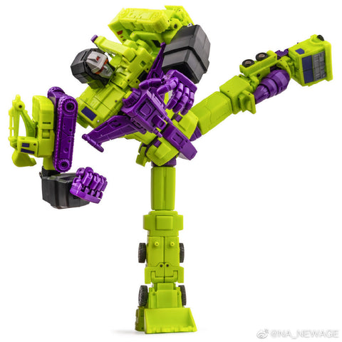 【Pre-Order】NA NewAge H34 H-34 Hephaestus (G1 Devastator) Reissue 7 in 1 set New Age