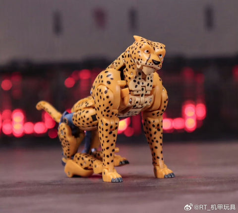 Robot Toys RT-03 / RT-03B RT03 / RT03B Working Leopard (Beast Wars BW Cheetor / Black Panther) 2 in 1 sets 8.7cm / 3.4"