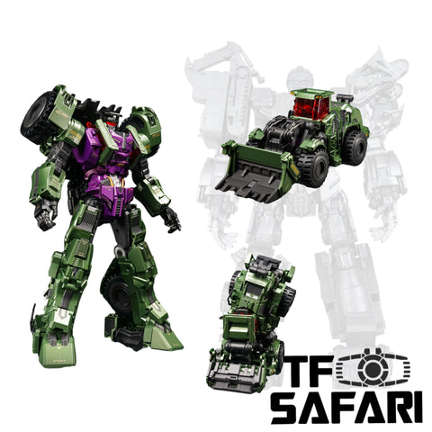 Dream Star Toys  DST02-001 DST02001 Forklift Warrior ( Scrapper, Constructicon, Devastator Combiner) DreamStarToys Metallic Version 24.5 cm / 9.6"