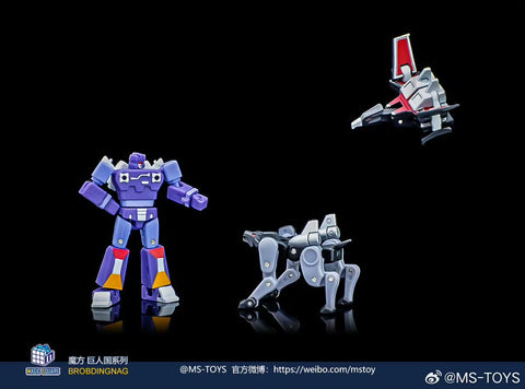 Magic Square MS-Toys MS-B28A MSB28A Cassette Soldiers for MS-B27S & B27S Voice Ripple (Soundwave Legends Class) 4 in 1 set