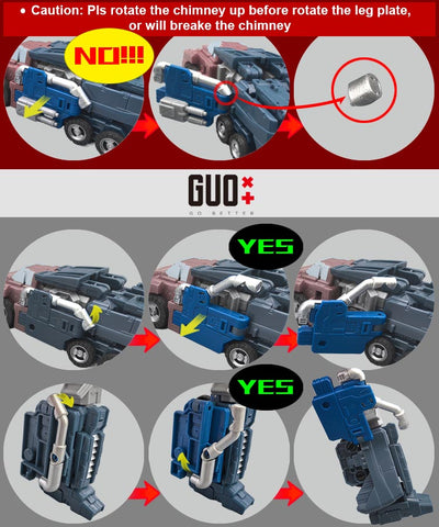 Go Better Studio GX-68 GX68 Upgrade Kit / Gap fillers for Legacy United SDCC 2024 Fractured Friendship Orion Pax Upgrade Kit