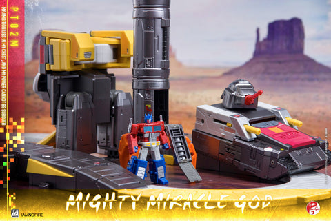 Pangu Toys PT-02M PT02M Mighty Miracle God (Omega Supreme) Metallic Version 27cm / `10.7"