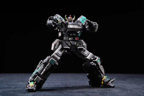 Lucky Cat Microcosmos MC-03B MC03B Beast Lord (Mighty Morphin Power Rangers Megazord 5 in 1 Set) Micro Cosmos Dark Version 16cm / 6.3"