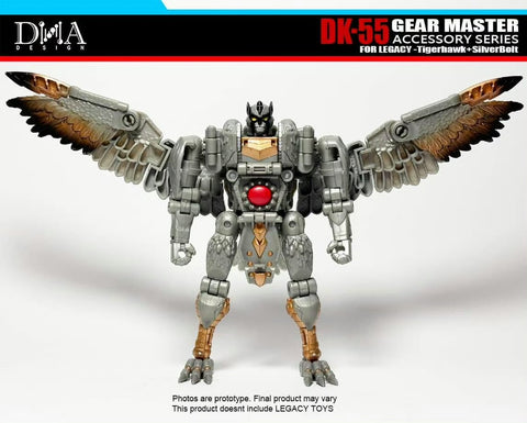 DNA Design DK-55 DK55 Upgrade Kits for Legacy United Leader Tigerhawk & Voyager Silverbolt