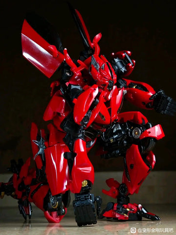 4th Party DN01 DN-01 DINO ( 1:1 KO Unique Toys UT  R06 R-06 Red Dasher Bayverse DOTM Dino) 20cm / 7.9"