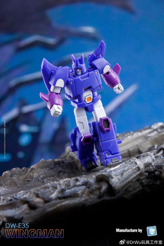 Dr.Wu & Mechanic Studio Extreme Warfare DW-E35 Wingman (Cyclonus) / DW-E34 Wasp (Bumblebee)  2 in 1 set 4.5cm