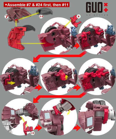 【Incoming】Go Better Studio GX-68 GX68 Upgrade Kit / Gap fillers for Legacy United SDCC 2024 Fractured Friendship Orion Pax Upgrade Kit