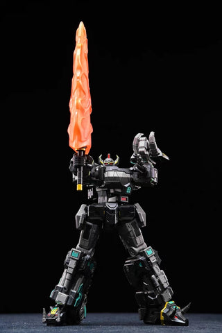 Lucky Cat Microcosmos MC-03B MC03B Beast Lord (Mighty Morphin Power Rangers Megazord 5 in 1 Set) Micro Cosmos Dark Version 16cm / 6.3"