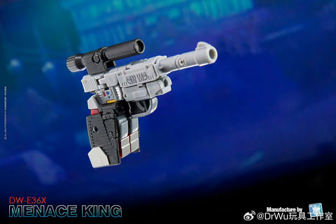 【Incoming】Dr.Wu & Mechanic Studio Extreme Warfare DW-E36X Menace King (Megatron) Red Leg Version 4.5cm