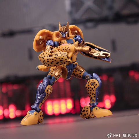 Robot Toys RT-03 / RT-03B RT03 / RT03B Working Leopard (Beast Wars BW Cheetor / Black Panther) 2 in 1 sets 8.7cm / 3.4"