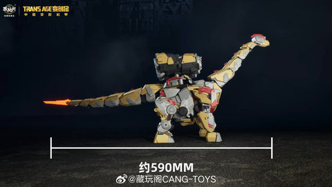 【Pre-Order】Cang Toys Cang-Toys CT-Longyan-04 CT-LONGYAN 04 Brontosolid (Sludge, Volcanicus) Dinobot Combiner 24cm / 9.5"