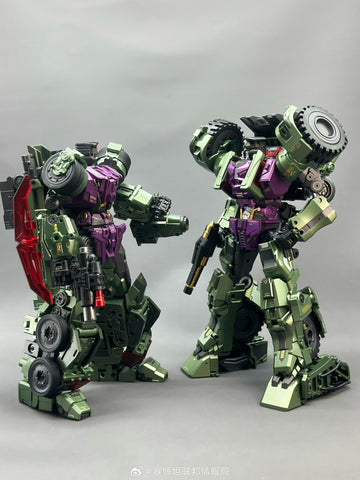 Dream Star Toys  DST02-002 DST02002 Hook Warrior ( Hook, Constructicon, Devastator Combiner) DreamStarToys Metallic Version 24.5 cm / 9.6"