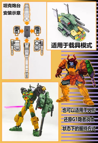 【Incoming】115 Workshop YYW-54 YYW54 Upgrade Kit for Legacy United Doom ‘n Destruction Decepticon Bludgeon Upgrade Kit