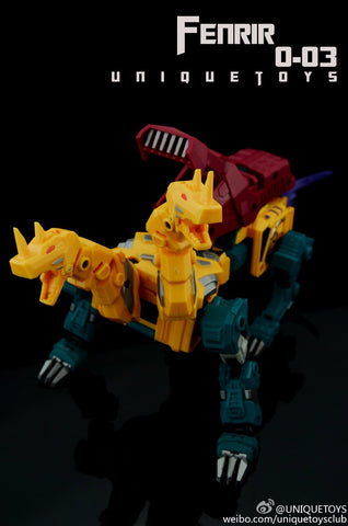 Unique Toys UT O03 O-03 Fenrir / Odin Combiner (Sinnertwin / Abominus) 17.8cm / 7“