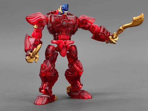 Robot Toys RT-01R RT01R Caesar (Beast Wars BW Optimus Primal) Crystal Red Version