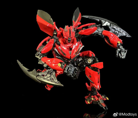 4th Party DN01 DN-01 DINO ( 1:1 KO Unique Toys UT  R06 R-06 Red Dasher Bayverse DOTM Dino) 20cm / 7.9"