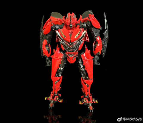 4th Party DN01 DN-01 DINO ( 1:1 KO Unique Toys UT  R06 R-06 Red Dasher Bayverse DOTM Dino) 20cm / 7.9"