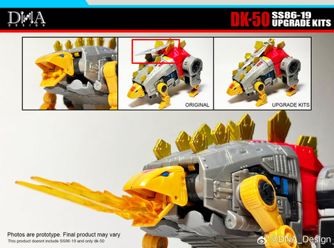 DNA Design DK-50 DK50 Upgrade Kits for Studio Series SS86-19 Dinobot Snarl