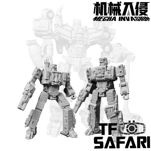 【Pre-Order】Mecha Invasion GLA05 GLA-05 & GLA06 GLA-06 Bonecrusher & Scavenger Giant Legion Heavy Builder (Constructors Devastator) Combiner (2 in 1 set) 21.5cm / 8.5"