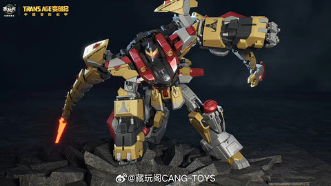 【Pre-Order】Cang Toys Cang-Toys CT-Longyan-04 CT-LONGYAN 04 Brontosolid (Sludge, Volcanicus) Dinobot Combiner 24cm / 9.5"