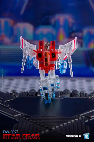 Dr.Wu & Mechanic Studio Extreme Warfare DW-E09T DWE09T Star Fear (Starscream Ghost Version) with cronation kit 6cm / 4.6"