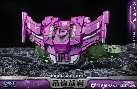 【Pre-Order】Dream Star Toys  DST02-002 DST02002 Hook Warrior ( Hook, Constructicon, Devastator Combiner) DreamStarToys Metallic Version 24.5 cm / 9.6"